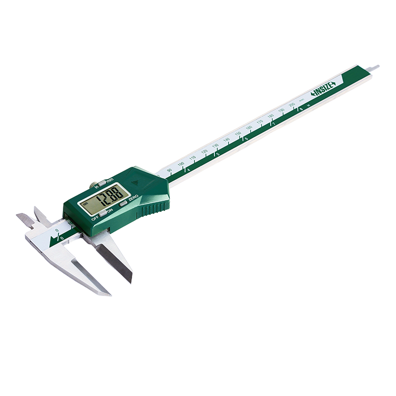 Digital Calipers With Knife-Edge Lower Jaws